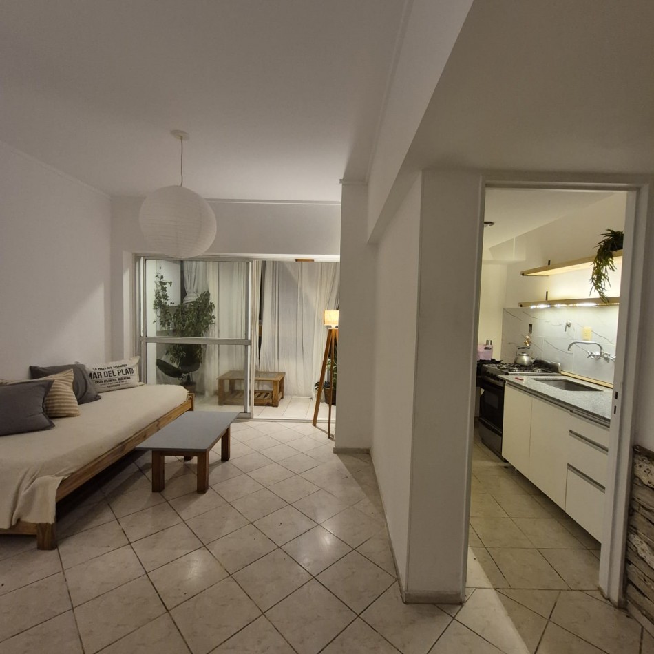 MONOAMBIENTE  en ALQUILER con vista al mar.