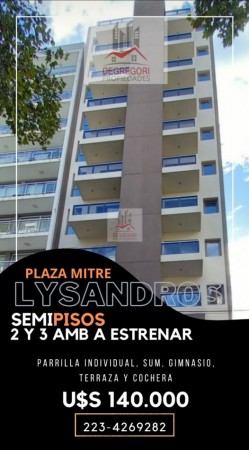 Semipisos en venta 2 y 3 ambientes