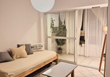 MONOAMBIENTE  en ALQUILER con vista al mar.